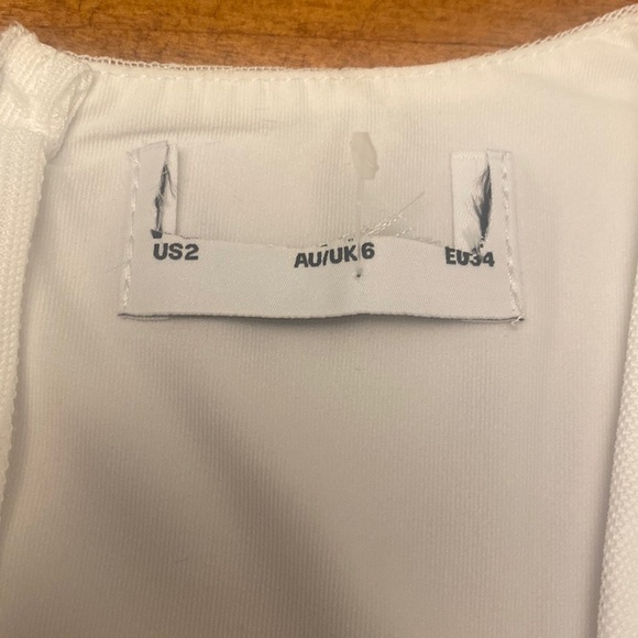 COPY - Princess Polly White Martinez Fit and Flare Mini Dress - Picture 8 of 8